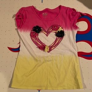 Justice brand girls tshirt. Size 8
